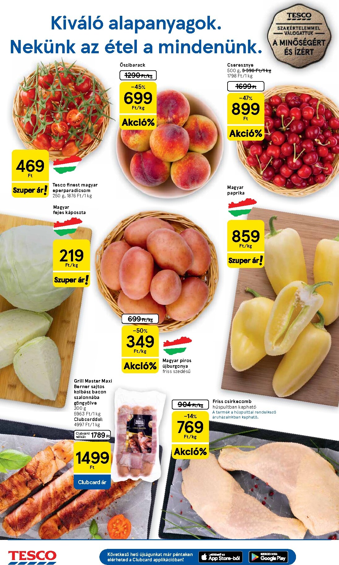 tesco - Tesco szupermarket hirdetmény a következő hétre csütörtöktől 2026.06.18.-tól szerdától 2026.06.24.-ig - page: 2