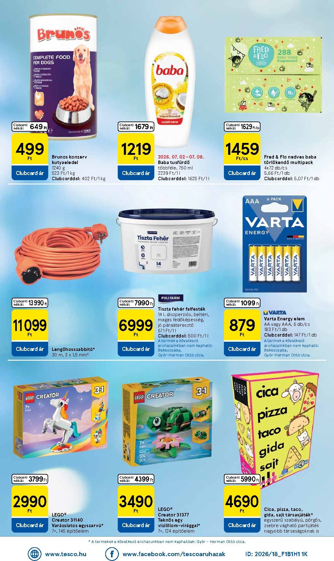 tesco - A jövőbeli Tesco szupermarket akciós újság csütörtöktől 2026.07.02.-tól szerdától 2026.07.08.-ig érvényes. - page: 8