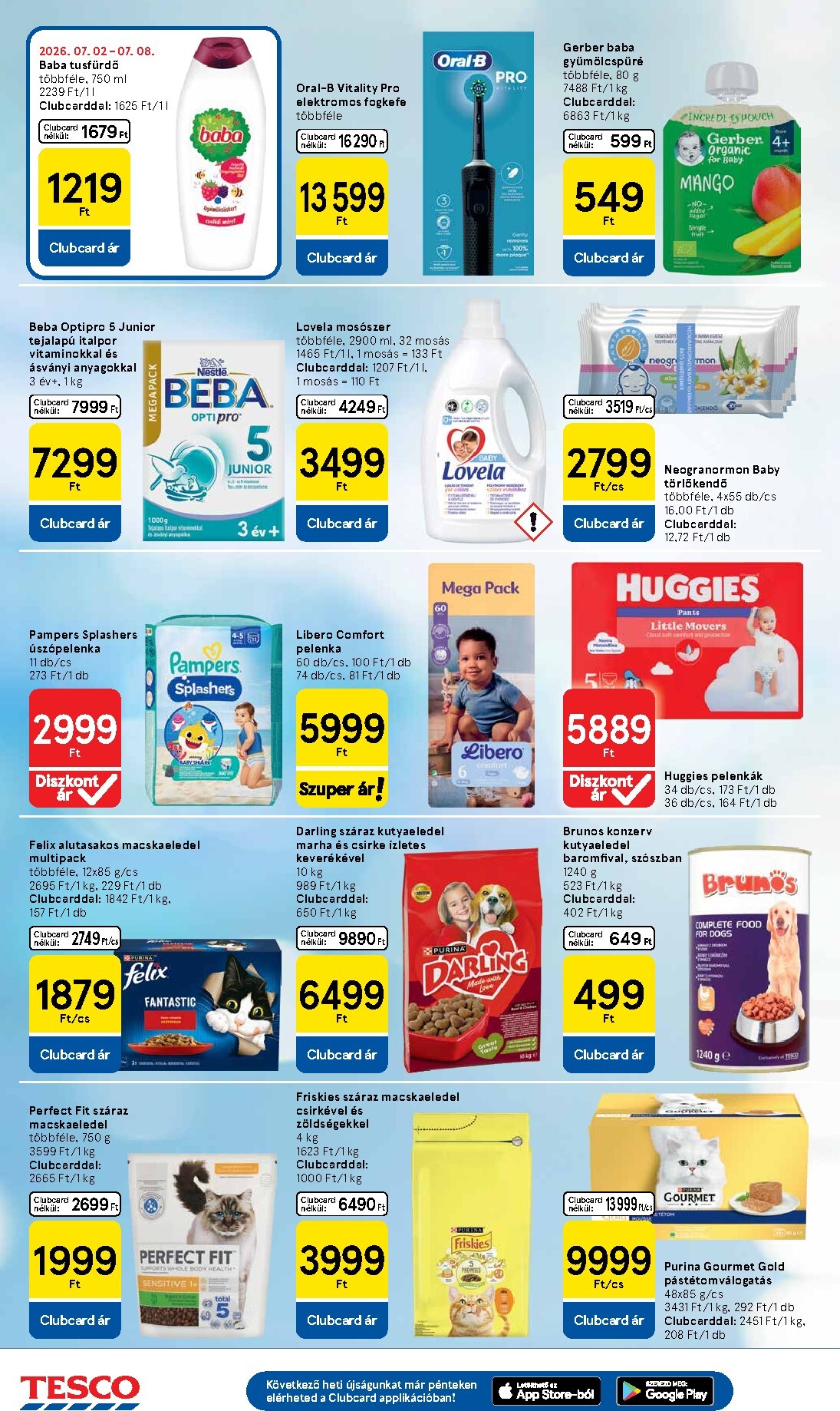 tesco - A jövőbeli Tesco akciós újság csütörtöktől 2026.07.02.-tól szerdától 2026.07.08.-ig érvényes. - page: 8