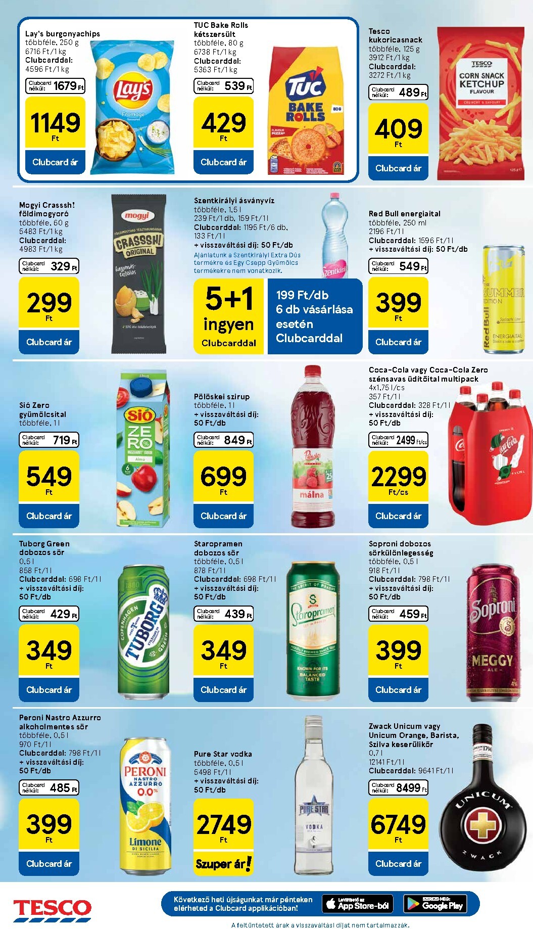 tesco - A jövőbeli Tesco akciós újság csütörtöktől 2026.07.02.-tól szerdától 2026.07.08.-ig érvényes. - page: 6