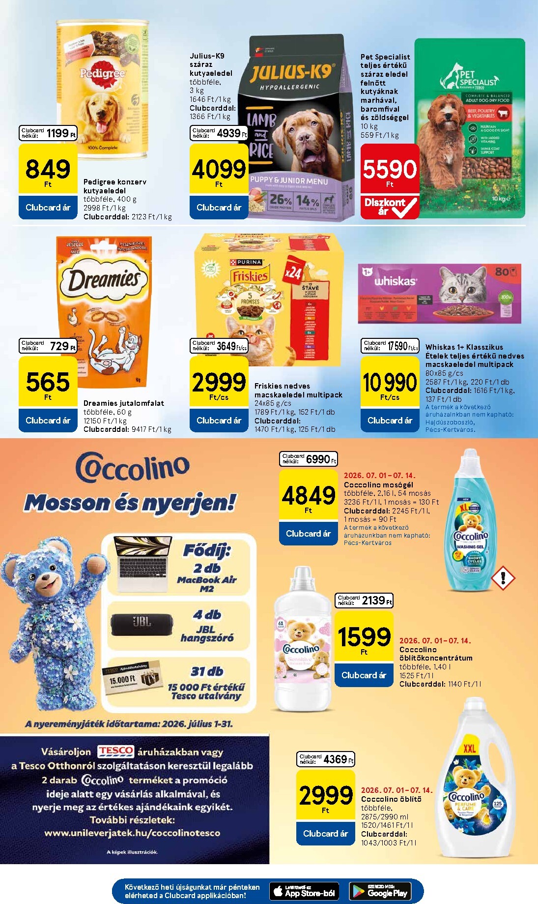 tesco - A jövőbeli Tesco akciós újság csütörtöktől 2026.07.09.-tól szerdától 2026.07.15.-ig érvényes. - page: 27