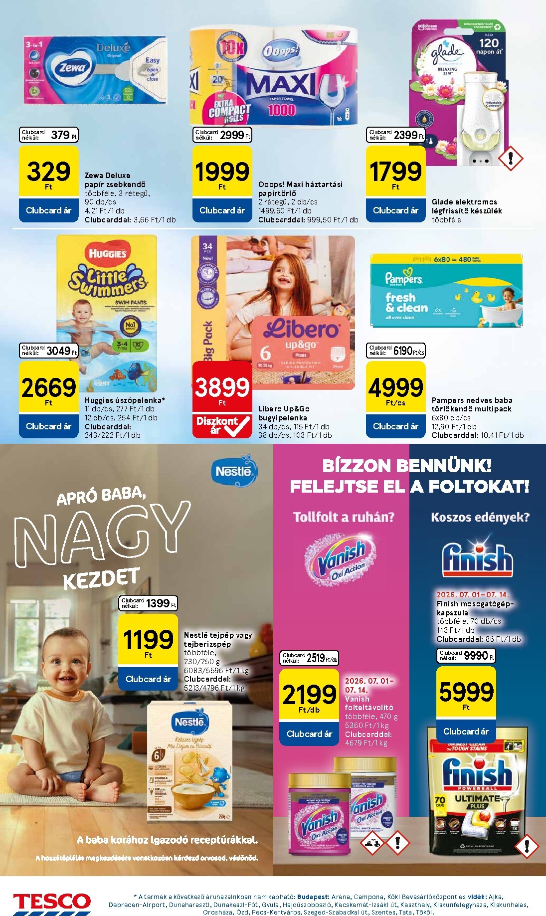 tesco - A jövőbeli Tesco akciós újság csütörtöktől 2026.07.09.-tól szerdától 2026.07.15.-ig érvényes. - page: 26