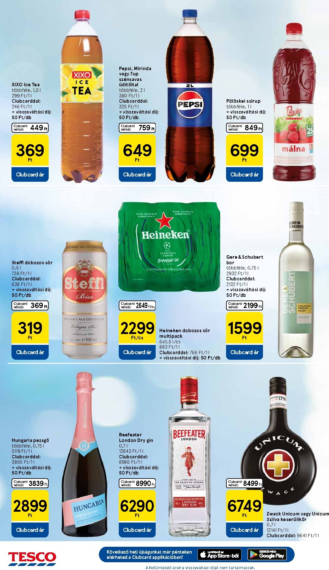 tesco - A jövőbeli Tesco Szupermarket akciós újság csütörtöktől 2026.07.09.-tól szerdától 2026.07.15.-ig érvényes. - page: 6