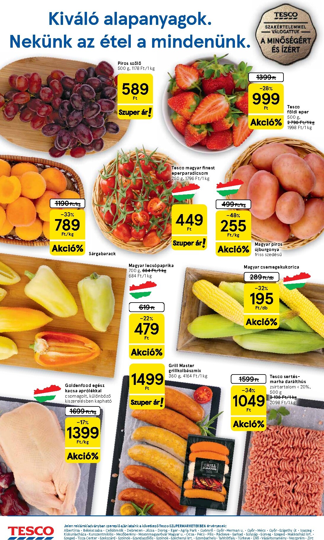 tesco - A jövőbeli Tesco Szupermarket akciós újság csütörtöktől 2026.07.16.-tól szerdától 2026.07.22.-ig érvényes. - page: 2