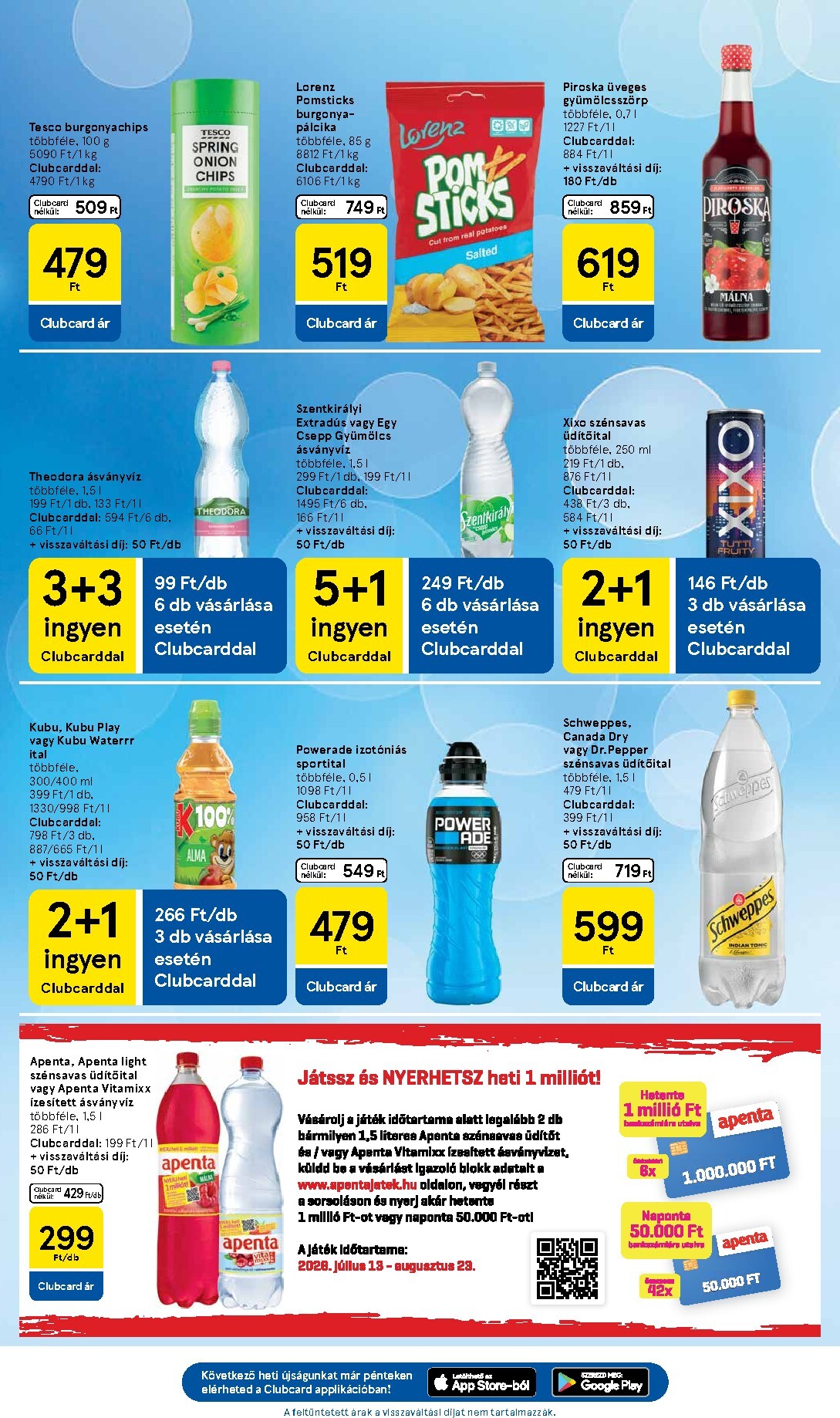 tesco - A jövőbeli Tesco akciós újság csütörtöktől 2026.07.16.-tól szerdától 2026.07.22.-ig érvényes. - page: 23