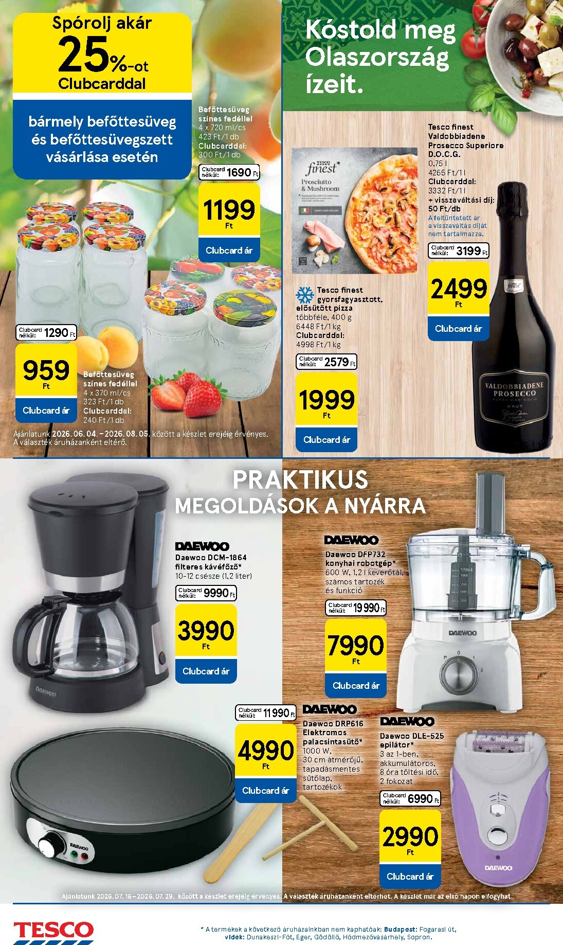 tesco - A jövőbeli Tesco akciós újság csütörtöktől 2026.07.16.-tól szerdától 2026.07.22.-ig érvényes. - page: 16