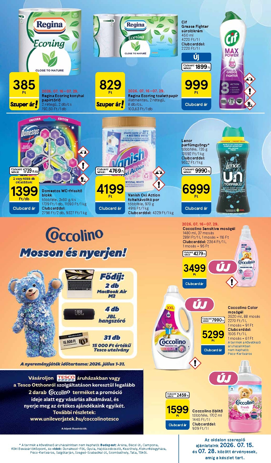 tesco - A jövőbeli Tesco akciós újság csütörtöktől 2026.07.23.-tól szerdától 2026.07.29.-ig érvényes. - page: 25