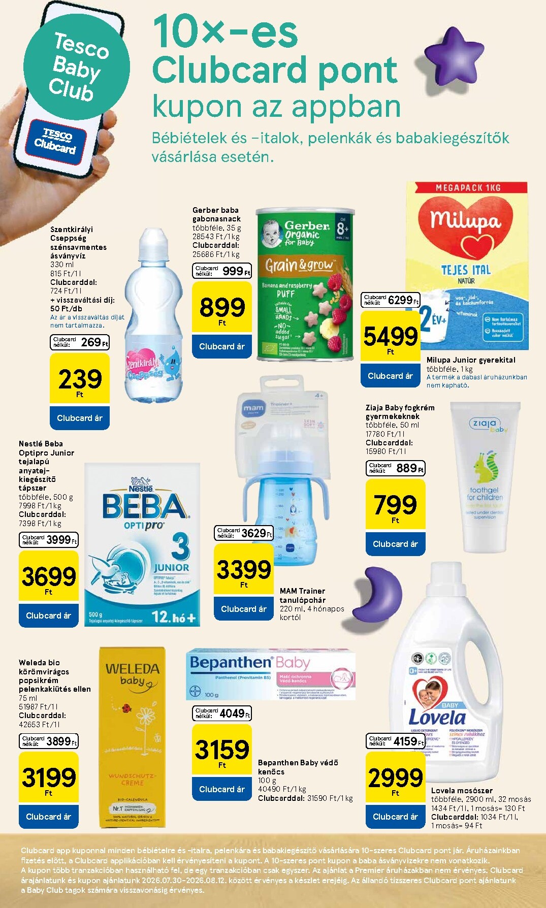 tesco - A jövőbeli Tesco akciós újság csütörtöktől 2026.07.30.-tól szerdától 2026.08.05.-ig érvényes. - page: 12