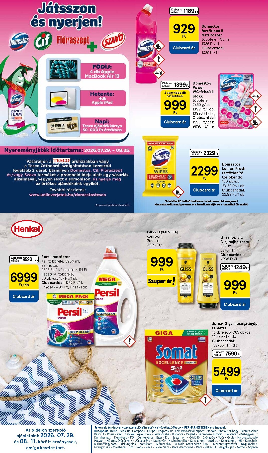 tesco - A jövőbeli Tesco akciós újság csütörtöktől 2026.08.06.-tól szerdától 2026.08.12.-ig érvényes. - page: 28