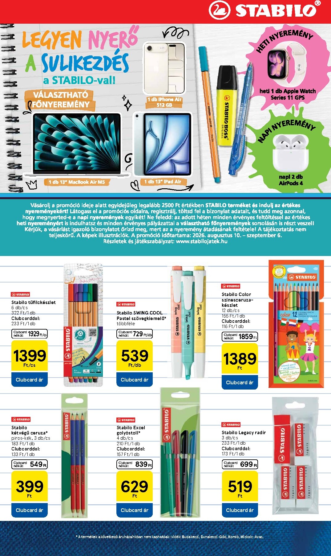 tesco - A jövőbeli Tesco - Helló suli! akciós újság szerdától 2026.08.05.-tól vasárnaptól 2026.09.13.-ig érvényes. - page: 5