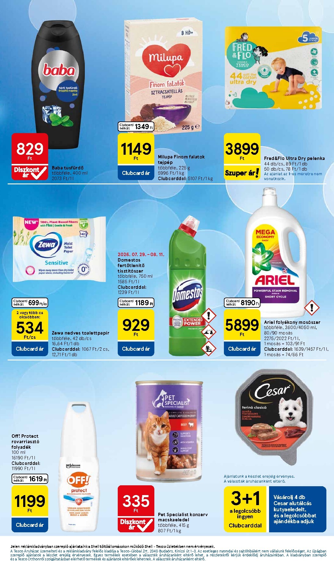 tesco - A jövőbeli Tesco szupermarket akciós újság csütörtöktől 2026.08.06.-tól szerdától 2026.08.12.-ig érvényes. - page: 7