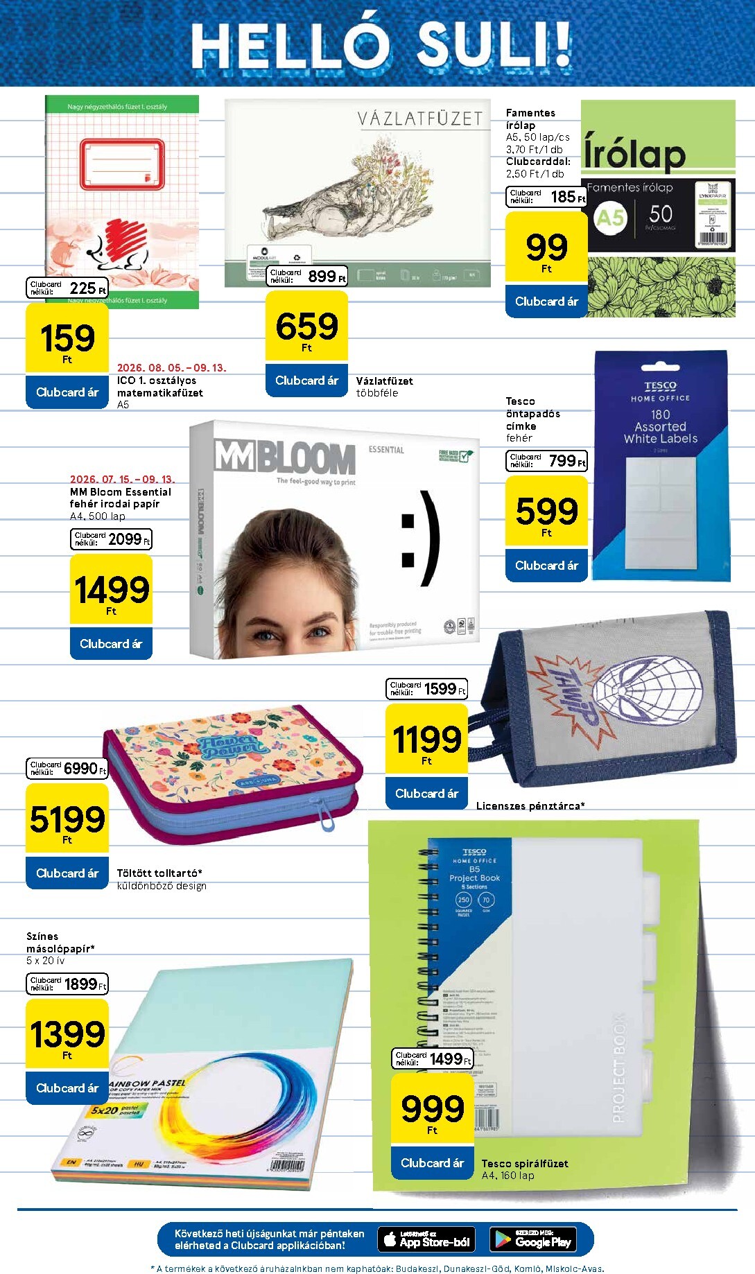 tesco - A jövőbeli Tesco akciós újság csütörtöktől 2026.08.27.-tól szerdától 2026.09.02.-ig érvényes. - page: 15