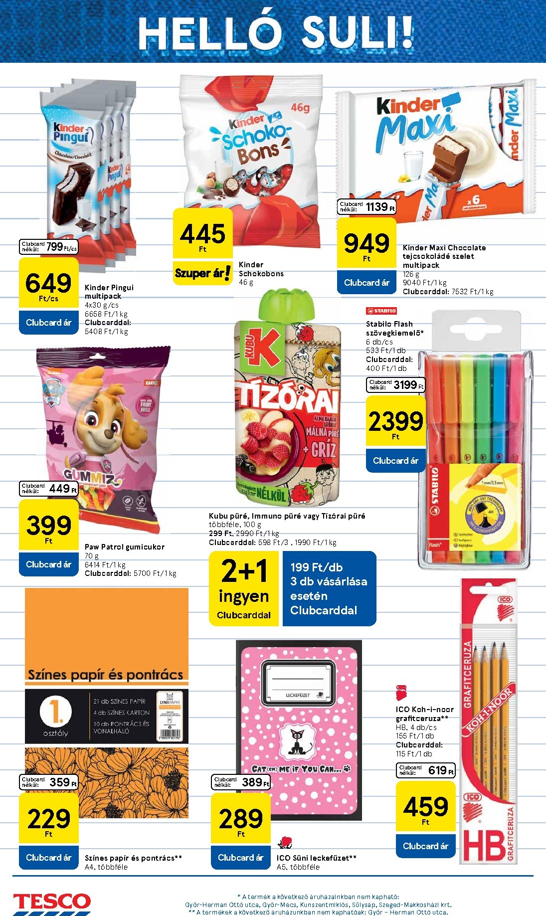tesco - A jövőbeli Tesco szupermarket akciós újság csütörtöktől 2026.08.27.-tól szerdától 2026.09.02.-ig érvényes. - page: 4