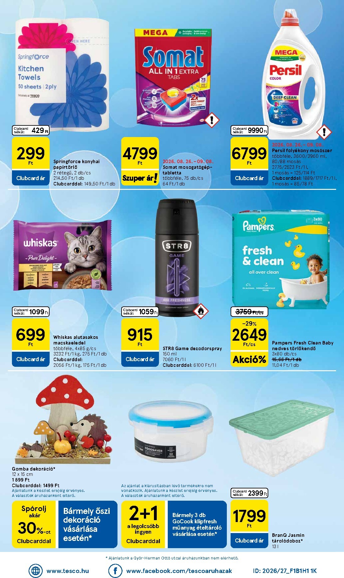 tesco - A jövőbeli Tesco szupermarket akciós újság csütörtöktől 2026.09.03.-tól szerdától 2026.09.09.-ig érvényes. - page: 8