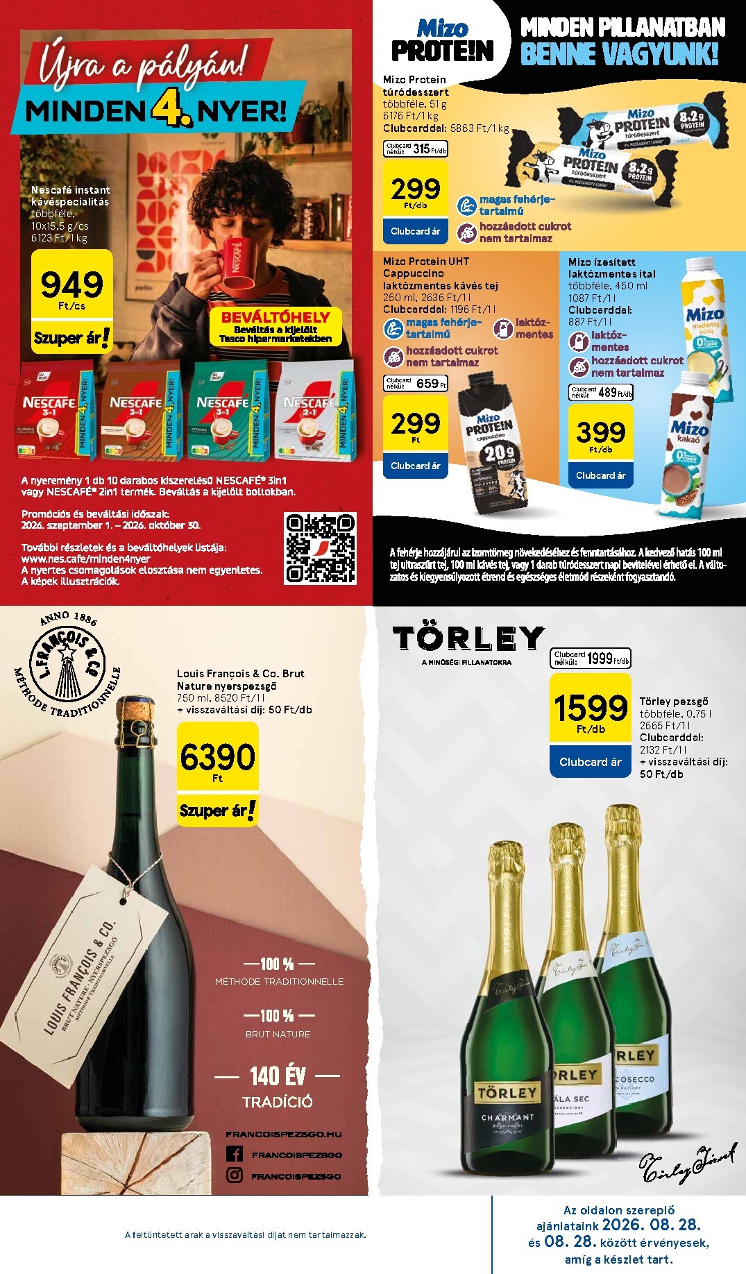 tesco - A jövőbeli Tesco akciós újság csütörtöktől 2026.09.10.-tól szerdától 2026.09.16.-ig érvényes. - page: 19