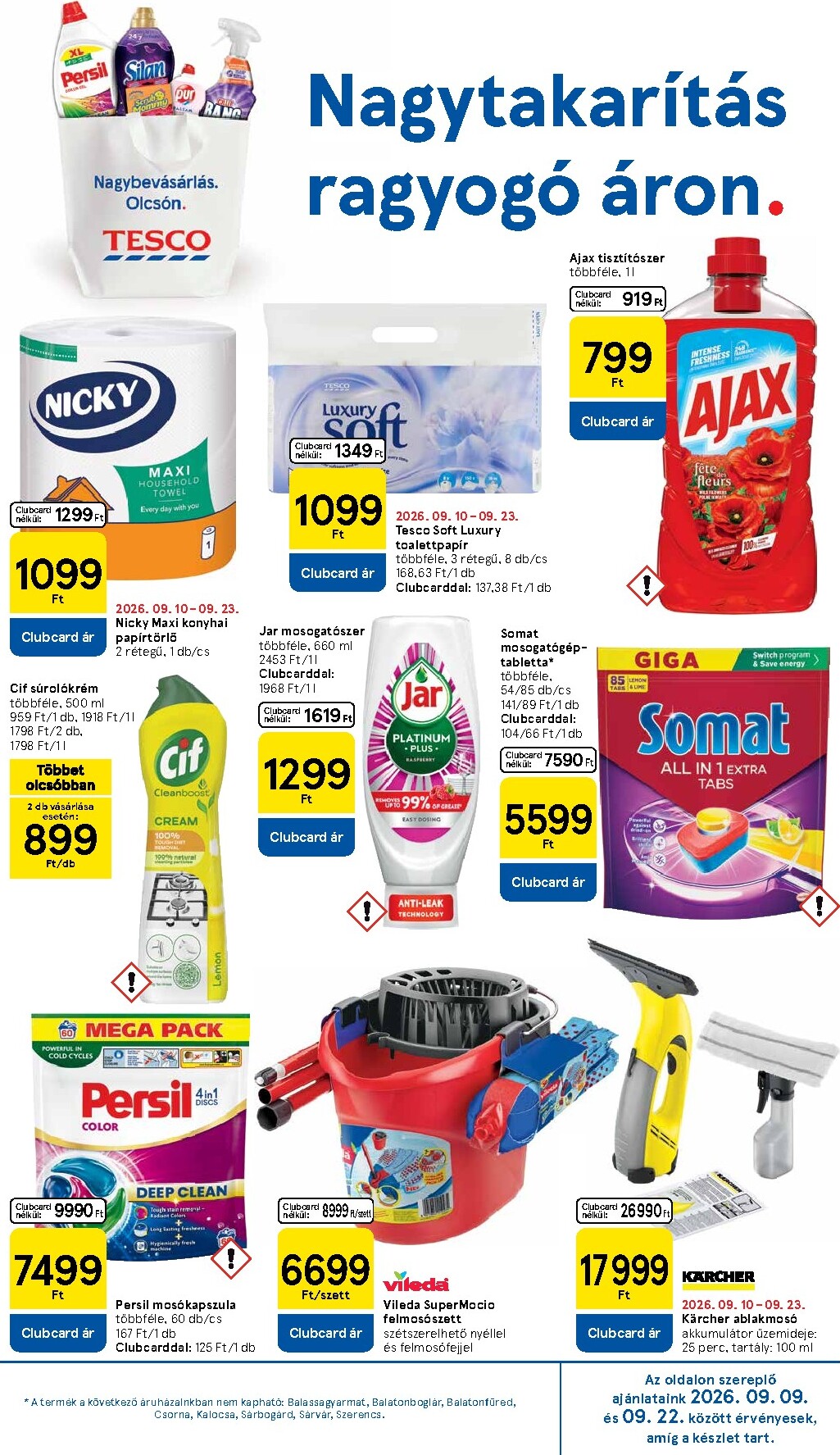 tesco - A jövőbeli Tesco akciós újság csütörtöktől 2026.09.17.-tól szerdától 2026.09.23.-ig érvényes. - page: 9