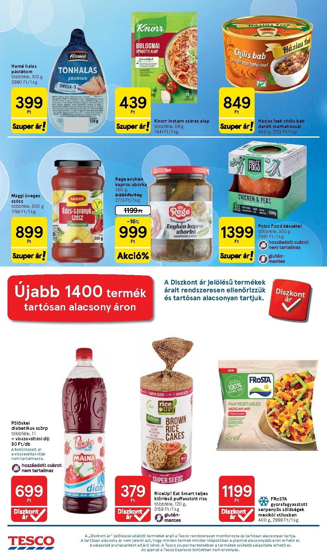 tesco - A jövőbeli Tesco szupermarket akciós újság csütörtöktől 2026.09.17.-tól szerdától 2026.09.23.-ig érvényes. - page: 4