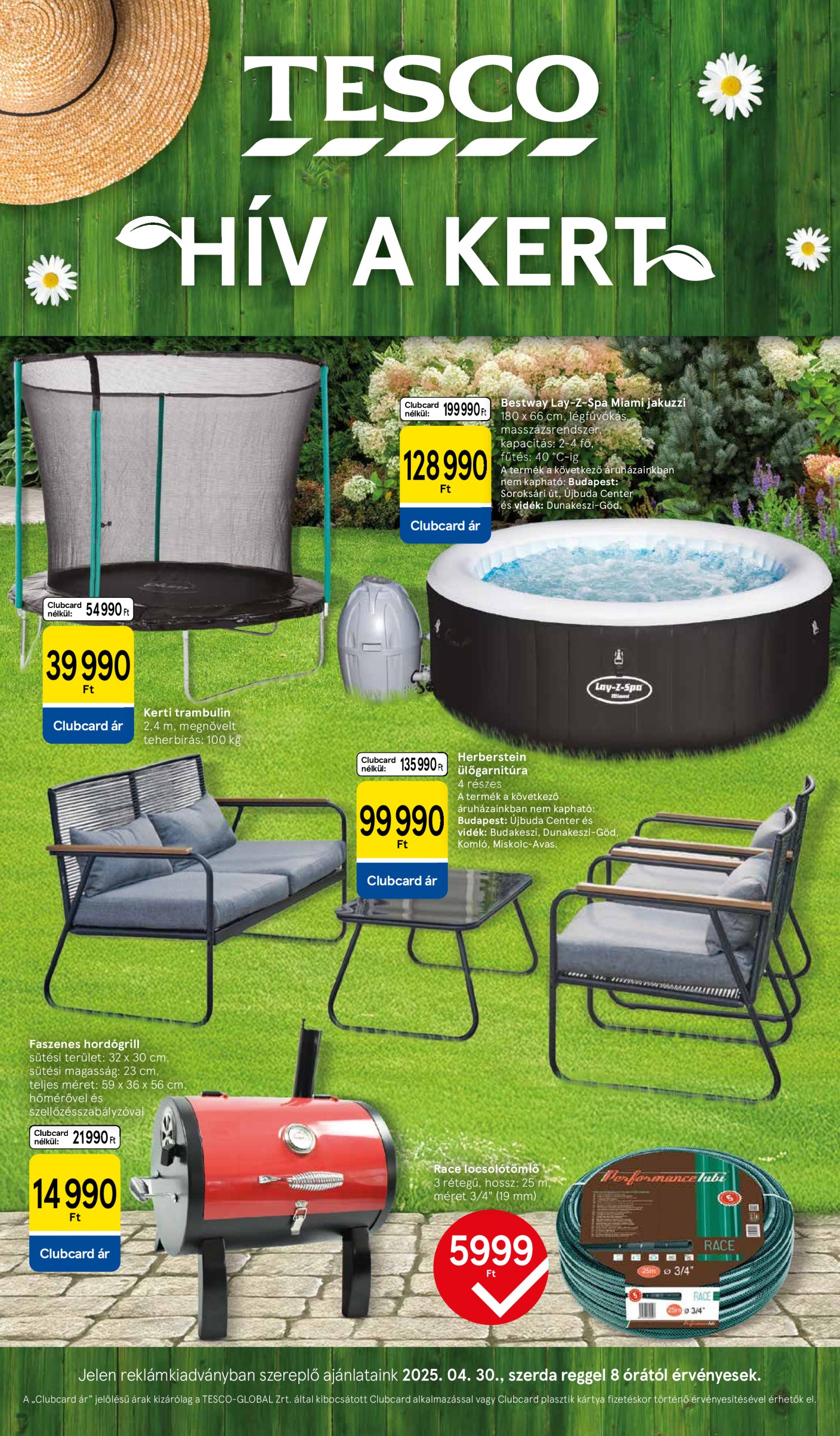 tesco - Tesco - Hív a Kert akciós újság, érvényes 04.30. - 05.20. - page: 1