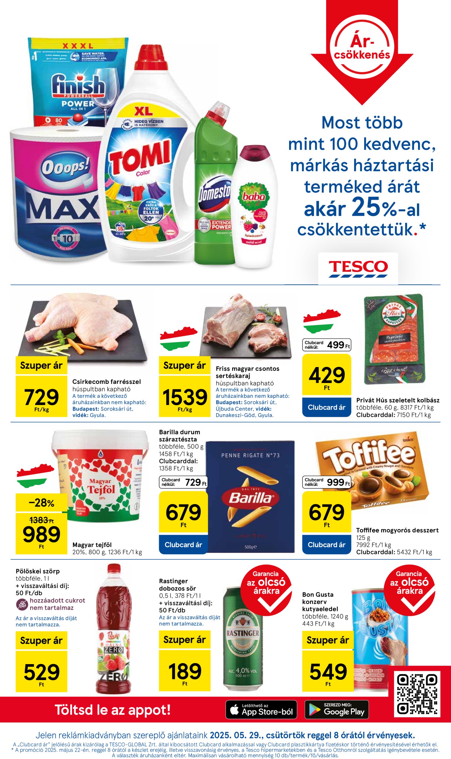tesco - Tesco akciós újság, érvényes 05.29. - 06.04. - page: 1