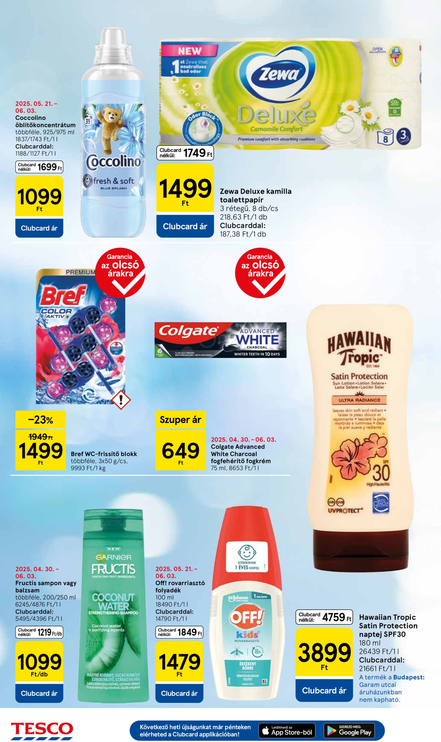 tesco - Tesco szupermarket akciós újság, érvényes 05.29. - 06.02. - page: 6