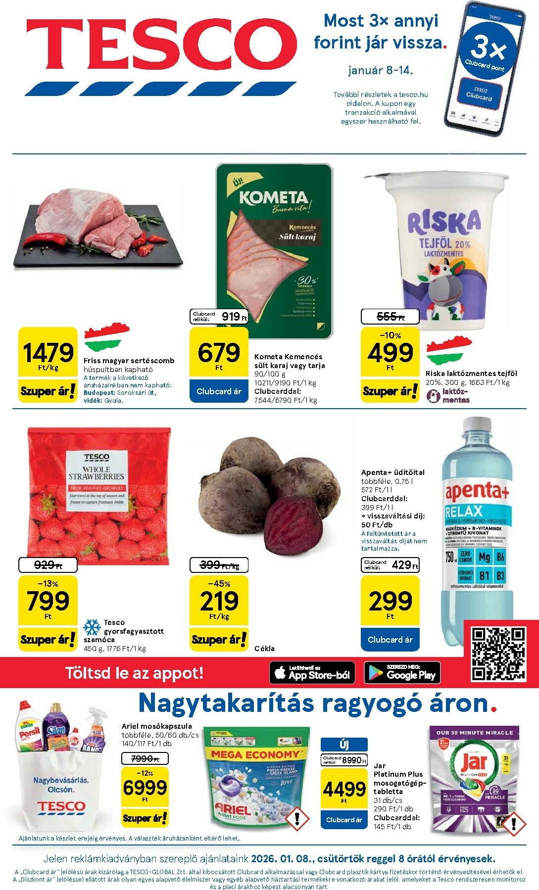 tesco - Tesco akciós újság, érvényes 01.08. - 01.14.