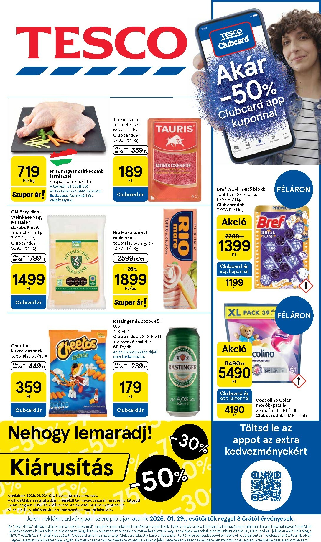 tesco - Tesco akciós újság, érvényes 01.29. - 02.04.