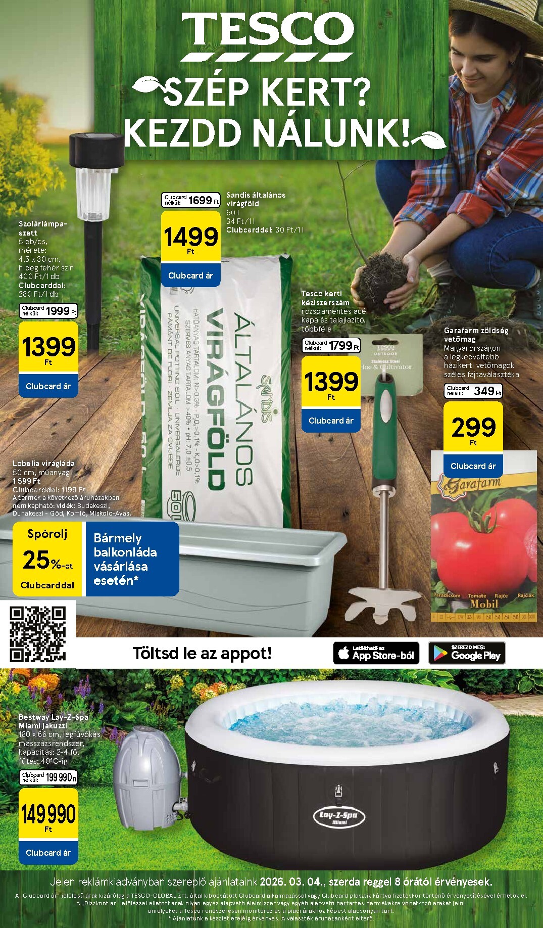 tesco - Tesco - Szép kert akciós újság, érvényes 2026.03.04. - 2026.04.07.