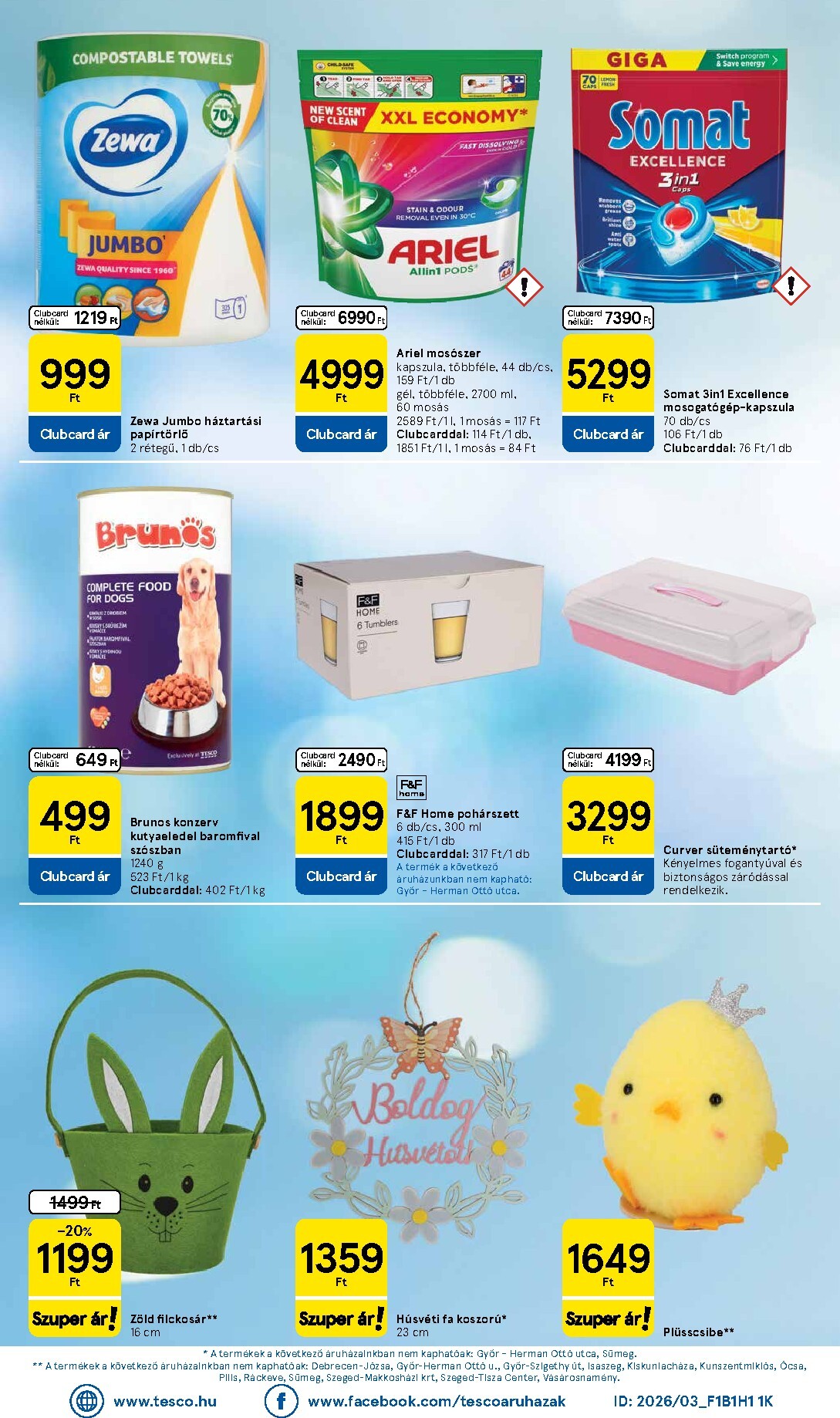 tesco - Tesco szupermarket akciós újság, érvényes 2026.03.19. - 2026.03.25. - page: 8