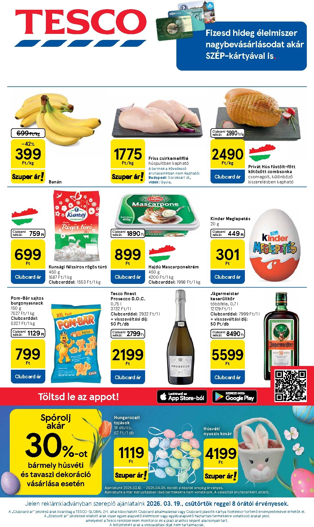 tesco - Tesco akciós újság, érvényes 2026.03.19. - 2026.03.25.