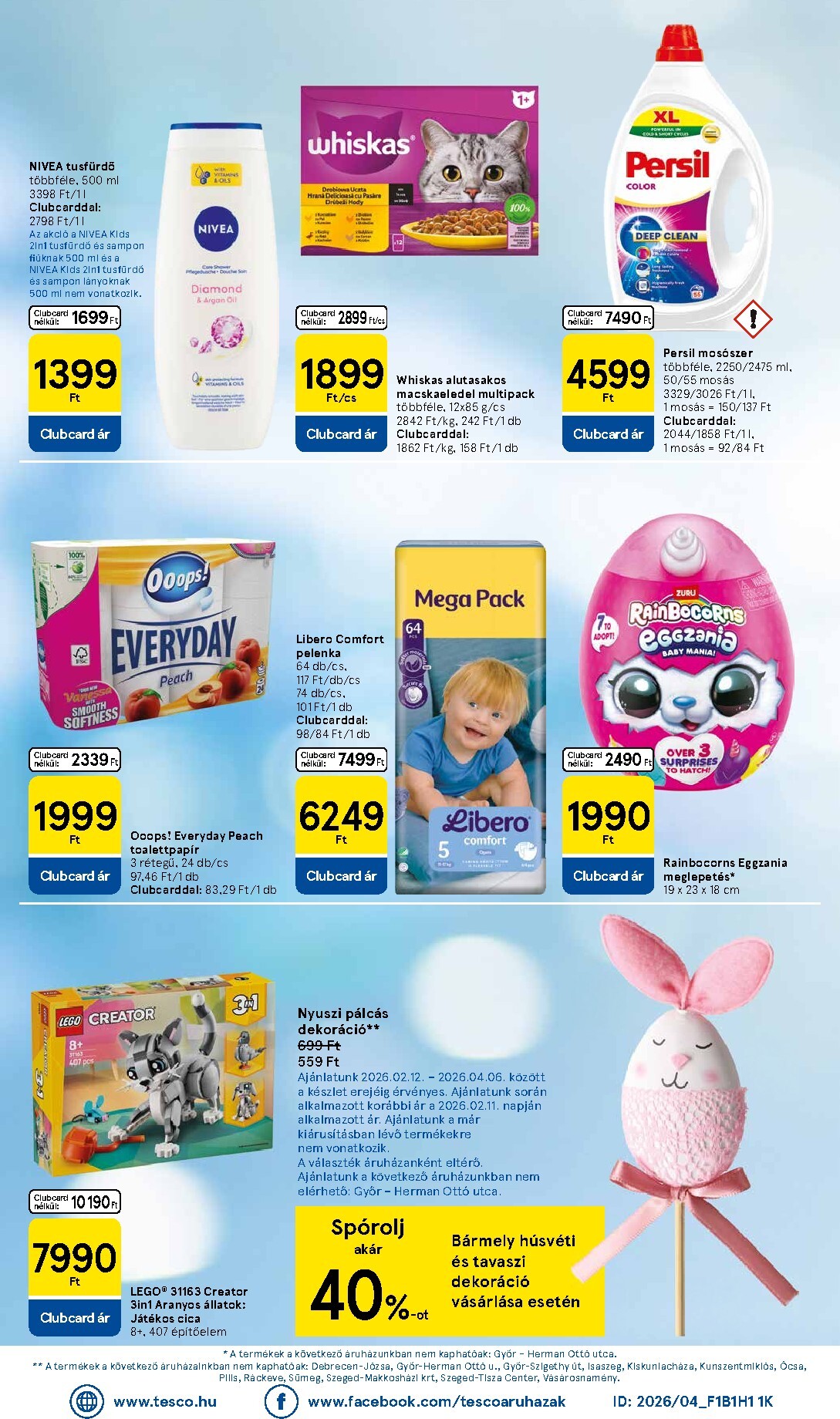 tesco - Tesco szupermarket akciós újság, érvényes 2026.03.26. - 2026.04.01. - page: 8