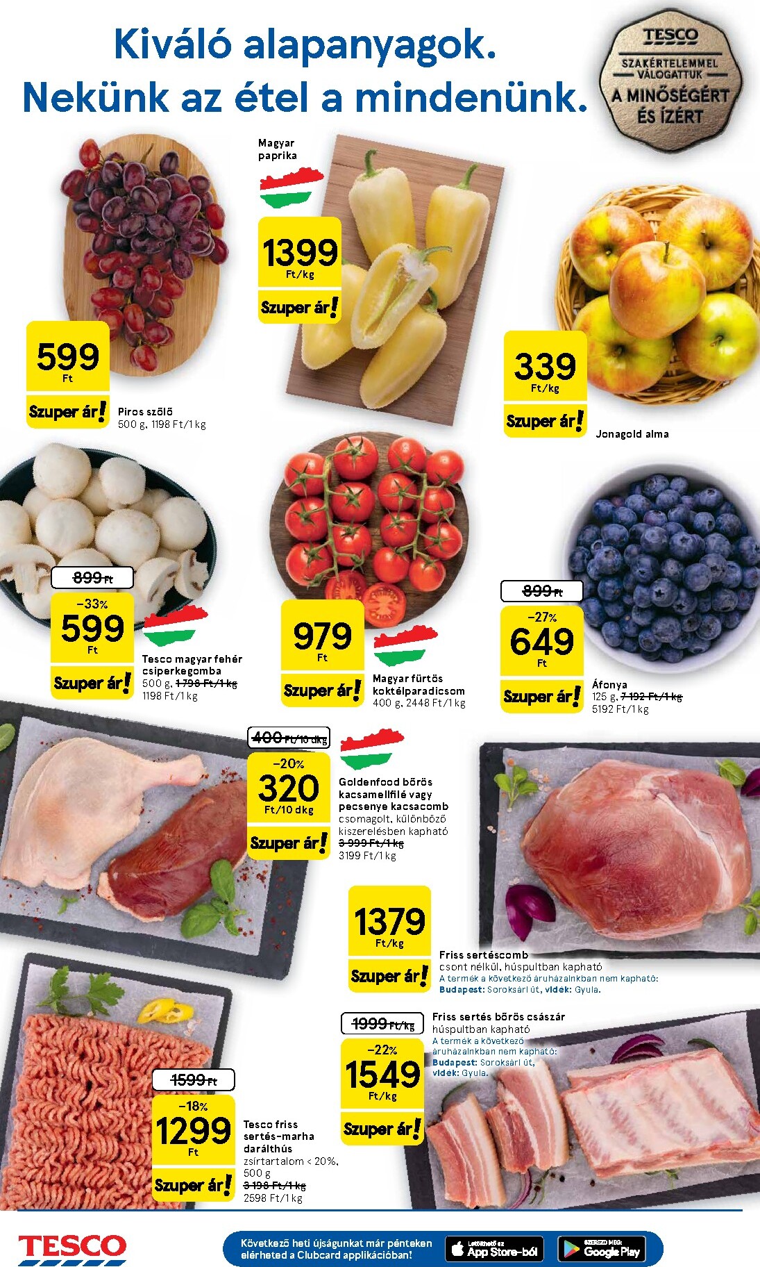 tesco - Tesco hirdetmény a következő hétre csütörtöktől 2026.04.16.-tól szerdától 2026.04.22.-ig - page: 2