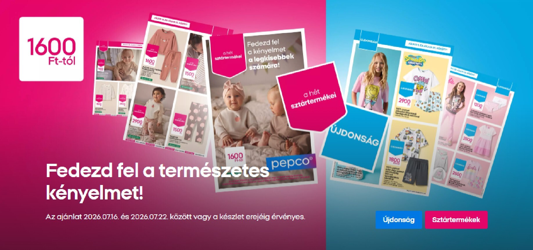 pepco - Aktuális Pepco szórólap érvényes csütörtöktől 2026.07.16.-től szerdától 2026.07.22.-ig
