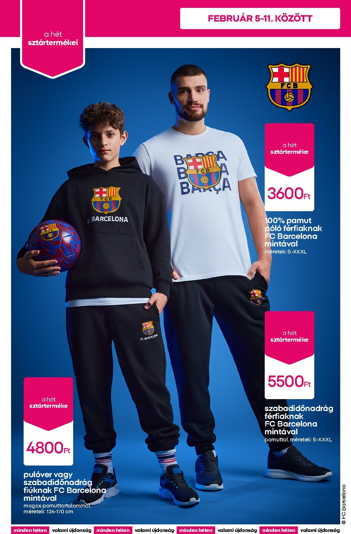 pepco - Pepco - FC Barcelona kollekció akciós újság, érvényes 2026.02.05. - 2026.02.11. - page: 4