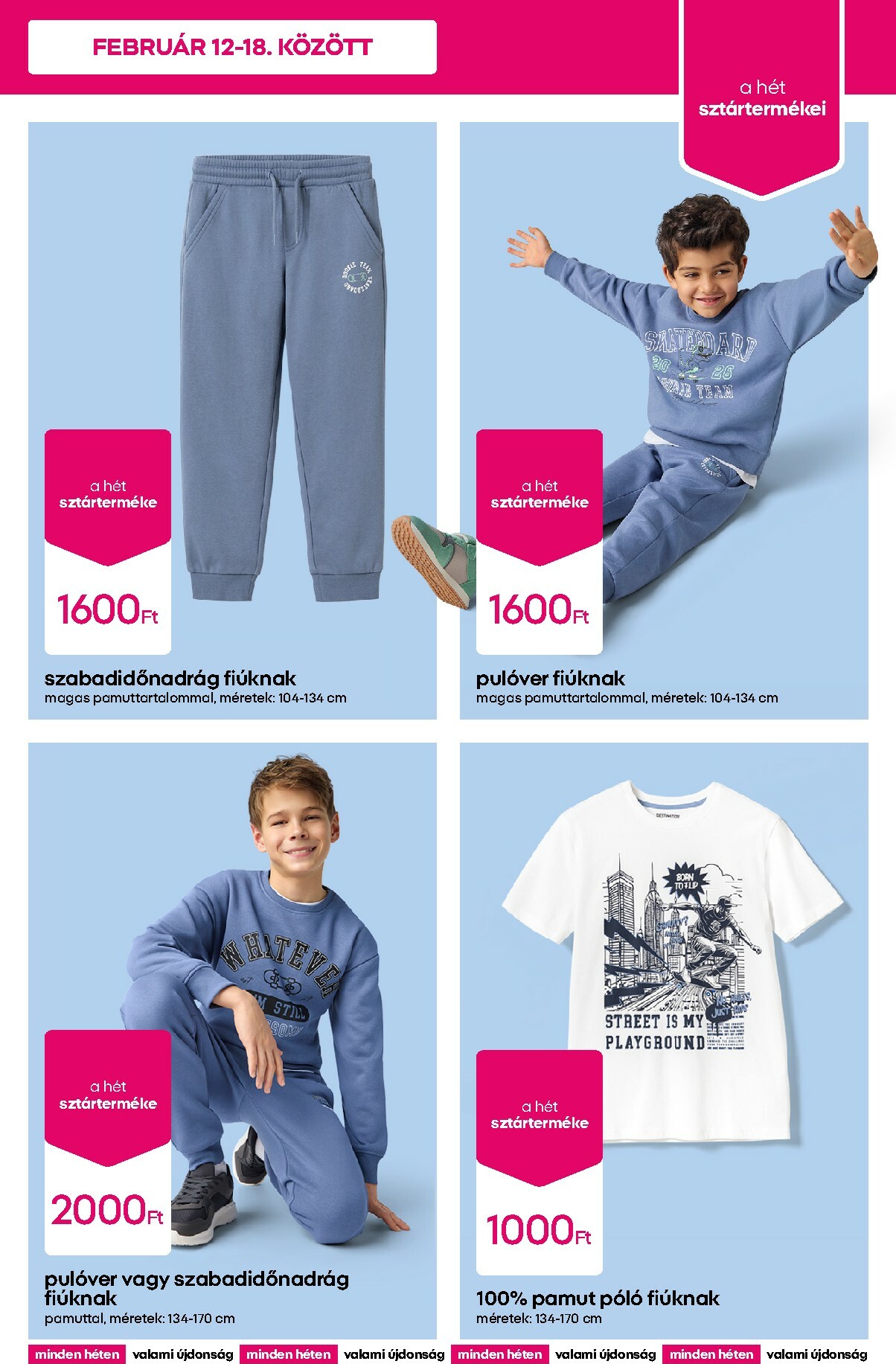 pepco - Pepco - Szabadidőruházat az egész családnak akciós újság, érvényes 2026.02.12. - 2026.02.18. - page: 3