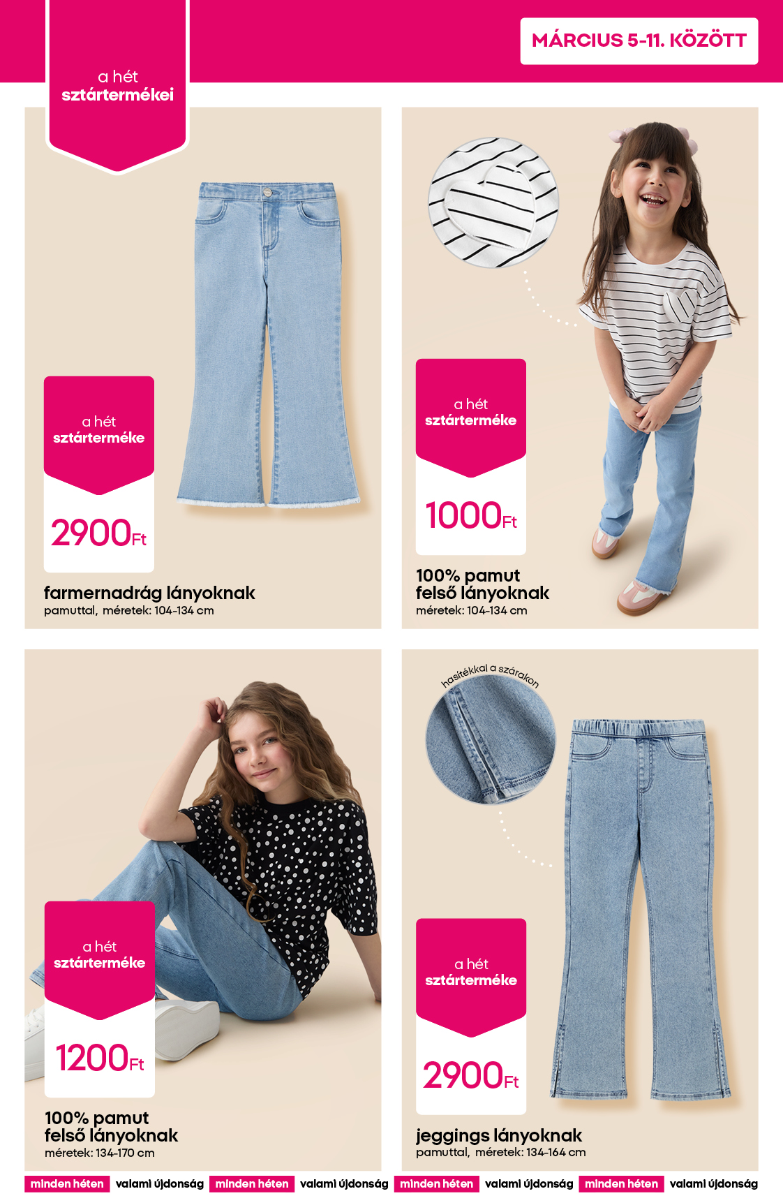 pepco - Pepco - Felsők és farmernadrágok akciós újság, érvényes 2026.03.05. - 2026.03.11. - page: 2