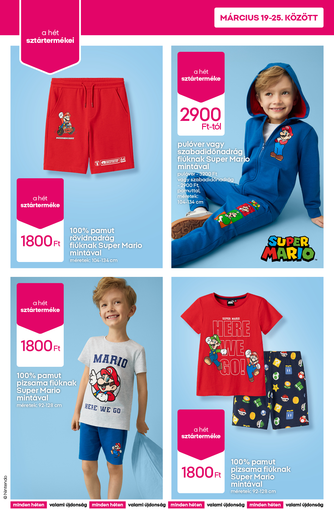 pepco - Pepco - Ruházat népszerű karakterekkel akciós újság, érvényes 2026.03.19. - 2026.03.25. - page: 2