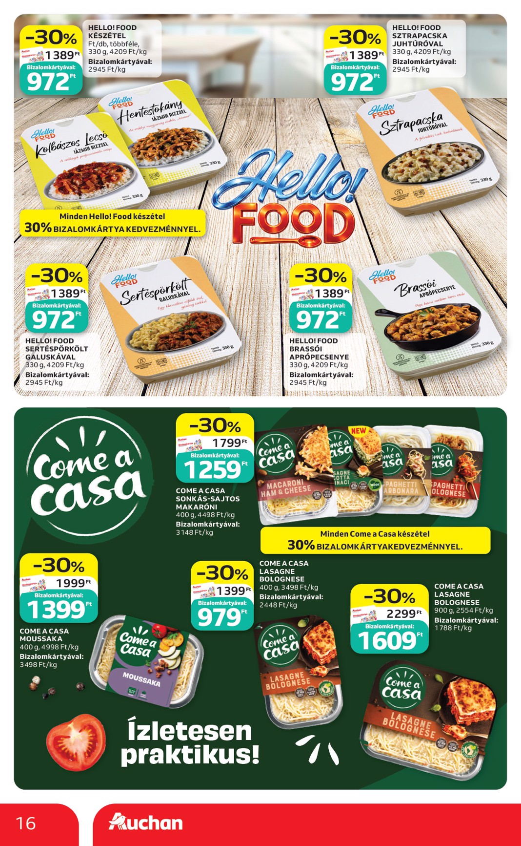 auchan - A jövőbeli Auchan Hipermarket akciós újság csütörtöktől 2026.05.21.-tól szerdától 2026.05.27.-ig érvényes. - page: 16