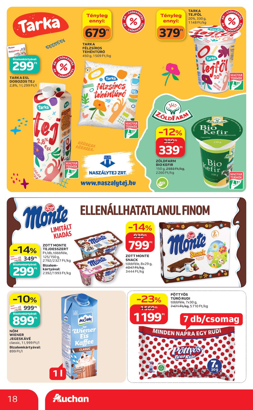 auchan - A jövőbeli Auchan Hipermarket akciós újság csütörtöktől 2026.05.21.-tól szerdától 2026.05.27.-ig érvényes. - page: 18