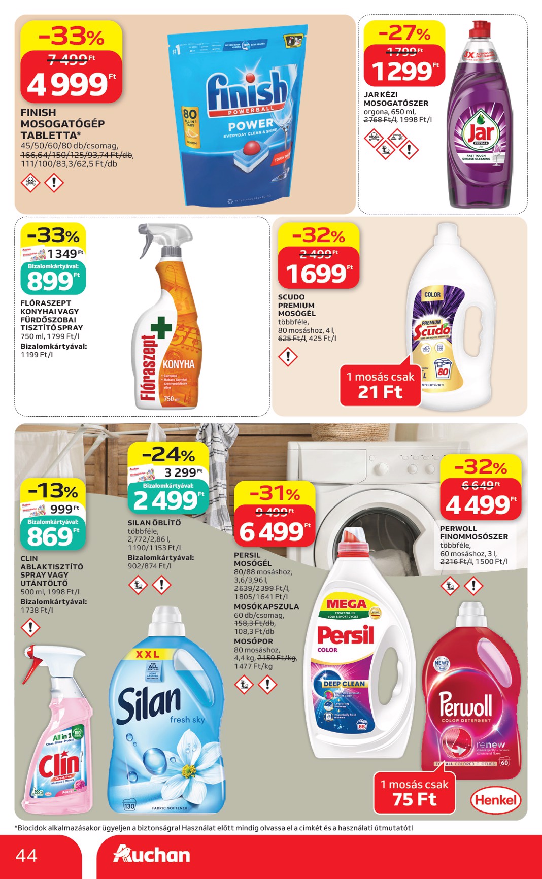 auchan - A jövőbeli Auchan Hipermarket akciós újság csütörtöktől 2026.05.21.-tól szerdától 2026.05.27.-ig érvényes. - page: 44