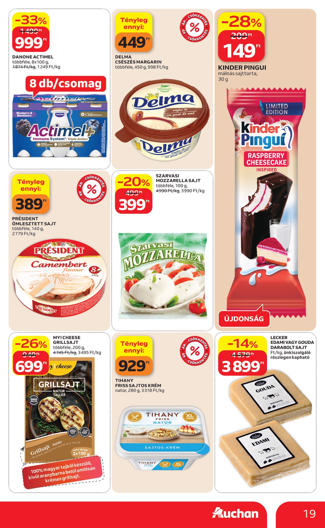 auchan - A jövőbeli Auchan Hipermarket akciós újság csütörtöktől 2026.05.21.-tól szerdától 2026.05.27.-ig érvényes. - page: 19