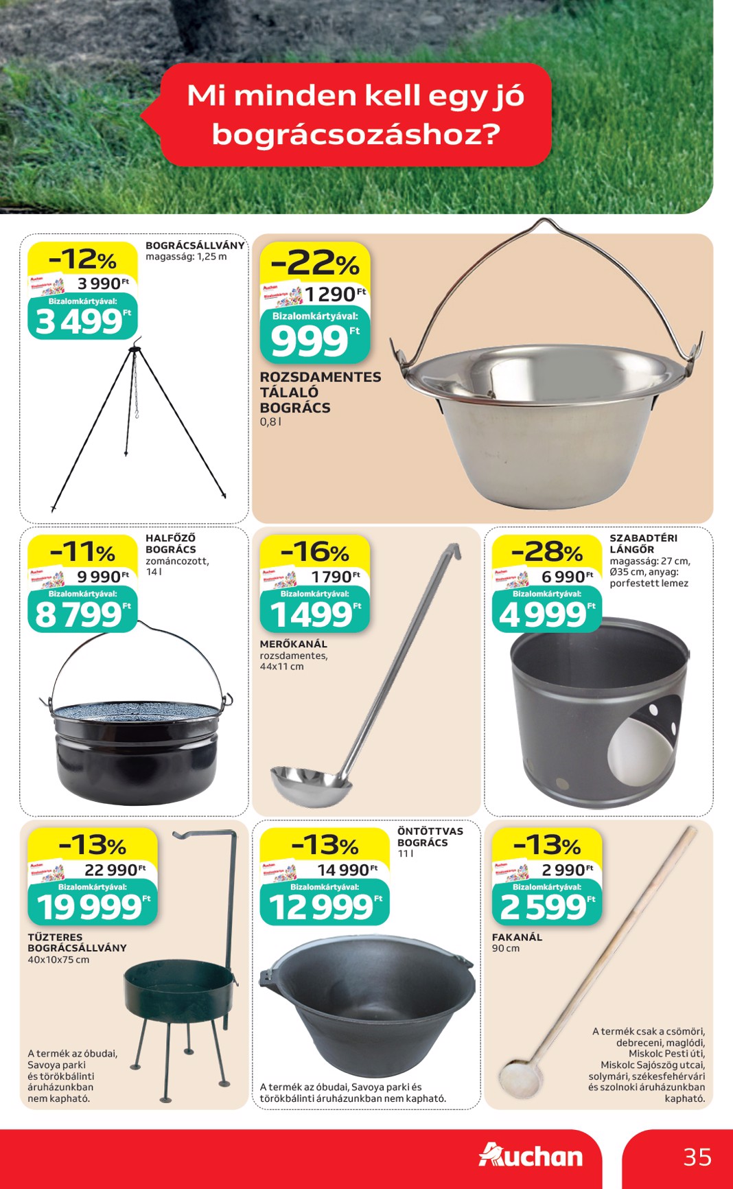 auchan - A jövőbeli Auchan Hipermarket akciós újság csütörtöktől 2026.05.21.-tól szerdától 2026.05.27.-ig érvényes. - page: 35