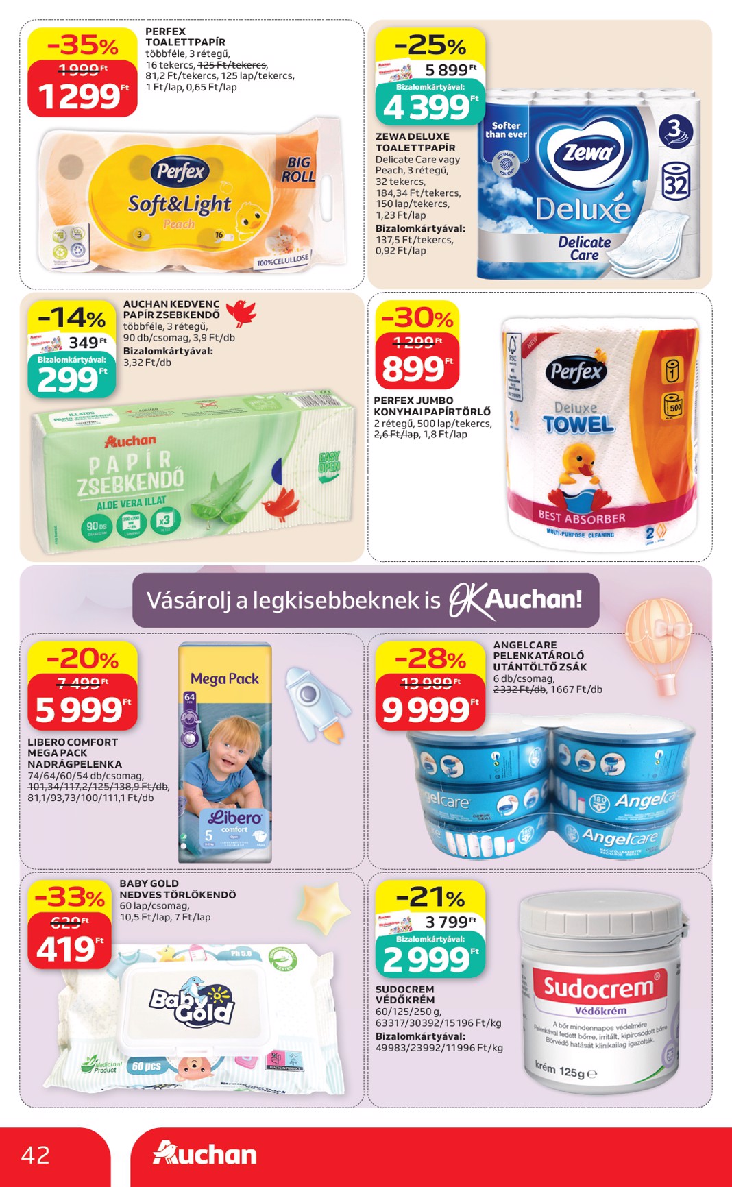 auchan - A jövőbeli Auchan Hipermarket akciós újság csütörtöktől 2026.05.21.-tól szerdától 2026.05.27.-ig érvényes. - page: 42