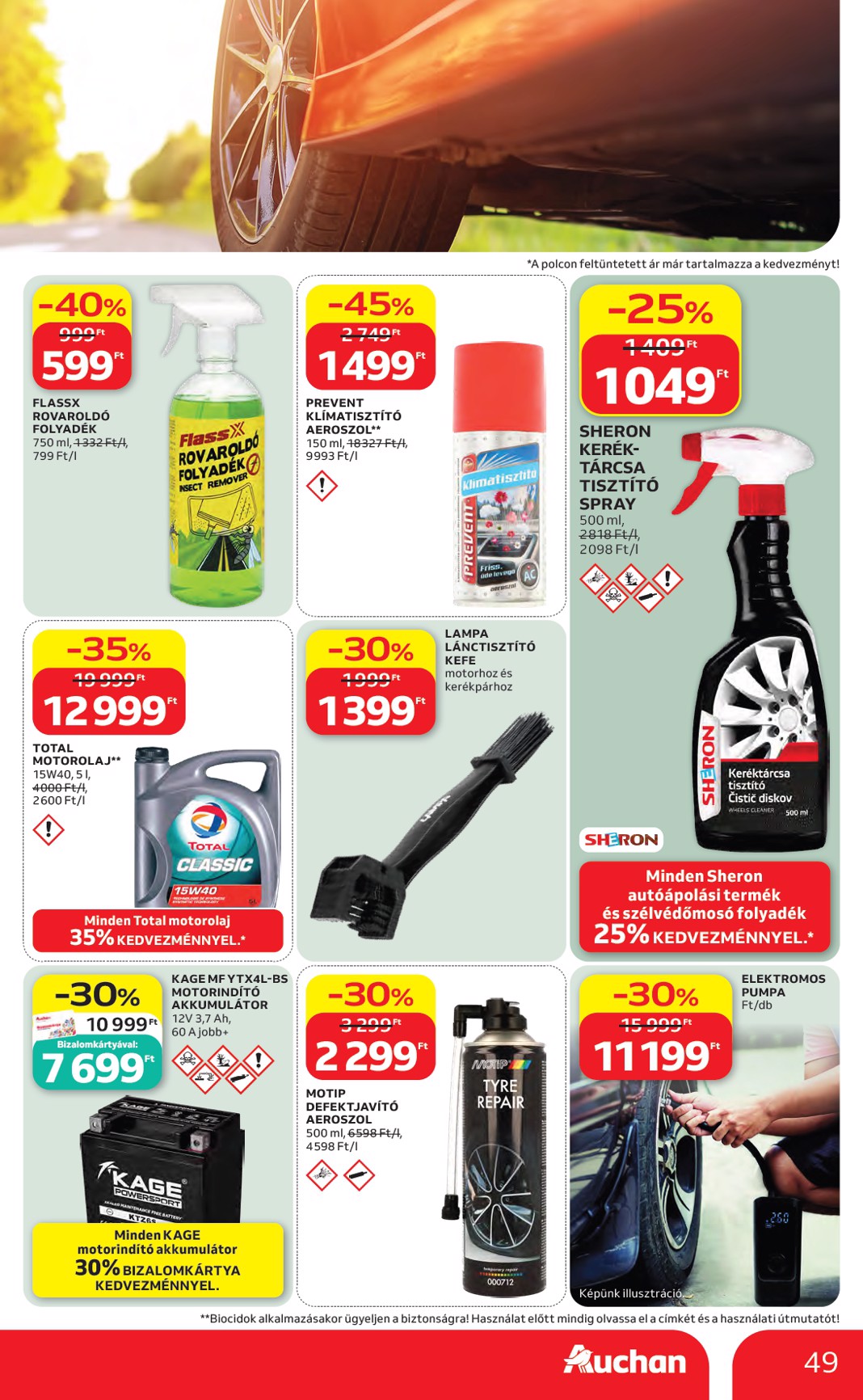 auchan - A jövőbeli Auchan hipermarket akciós újság csütörtöktől 2026.06.04.-tól szerdától 2026.06.10.-ig érvényes. - page: 49