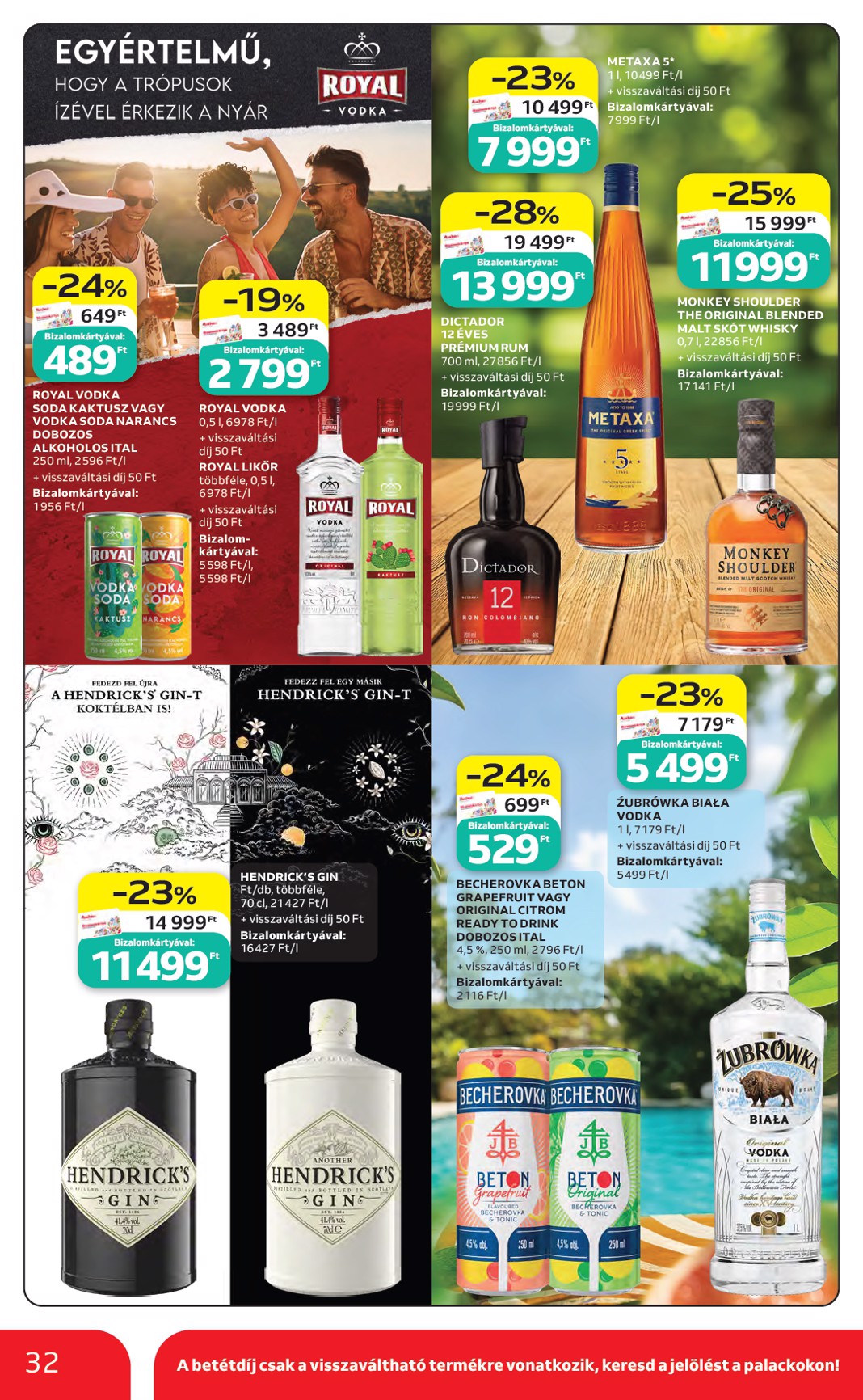 auchan - A jövőbeli Auchan hipermarket akciós újság csütörtöktől 2026.06.04.-tól szerdától 2026.06.10.-ig érvényes. - page: 32