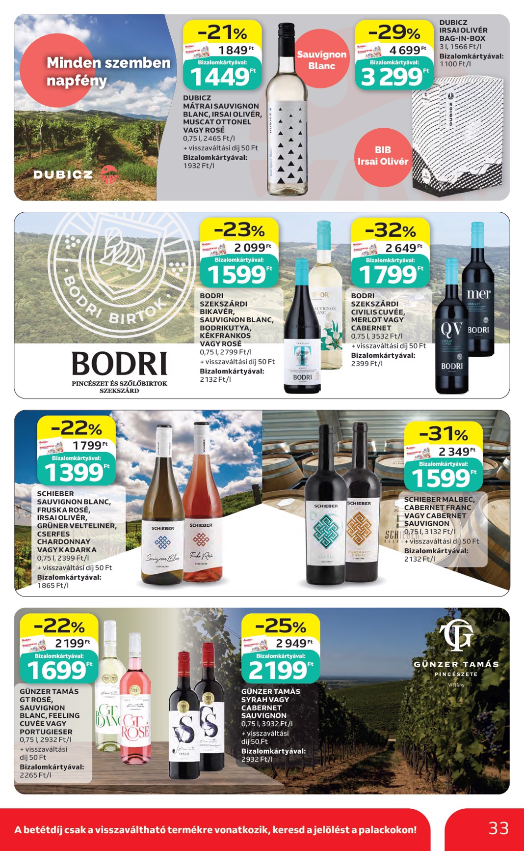 auchan - A jövőbeli Auchan hipermarket akciós újság csütörtöktől 2026.06.04.-tól szerdától 2026.06.10.-ig érvényes. - page: 33