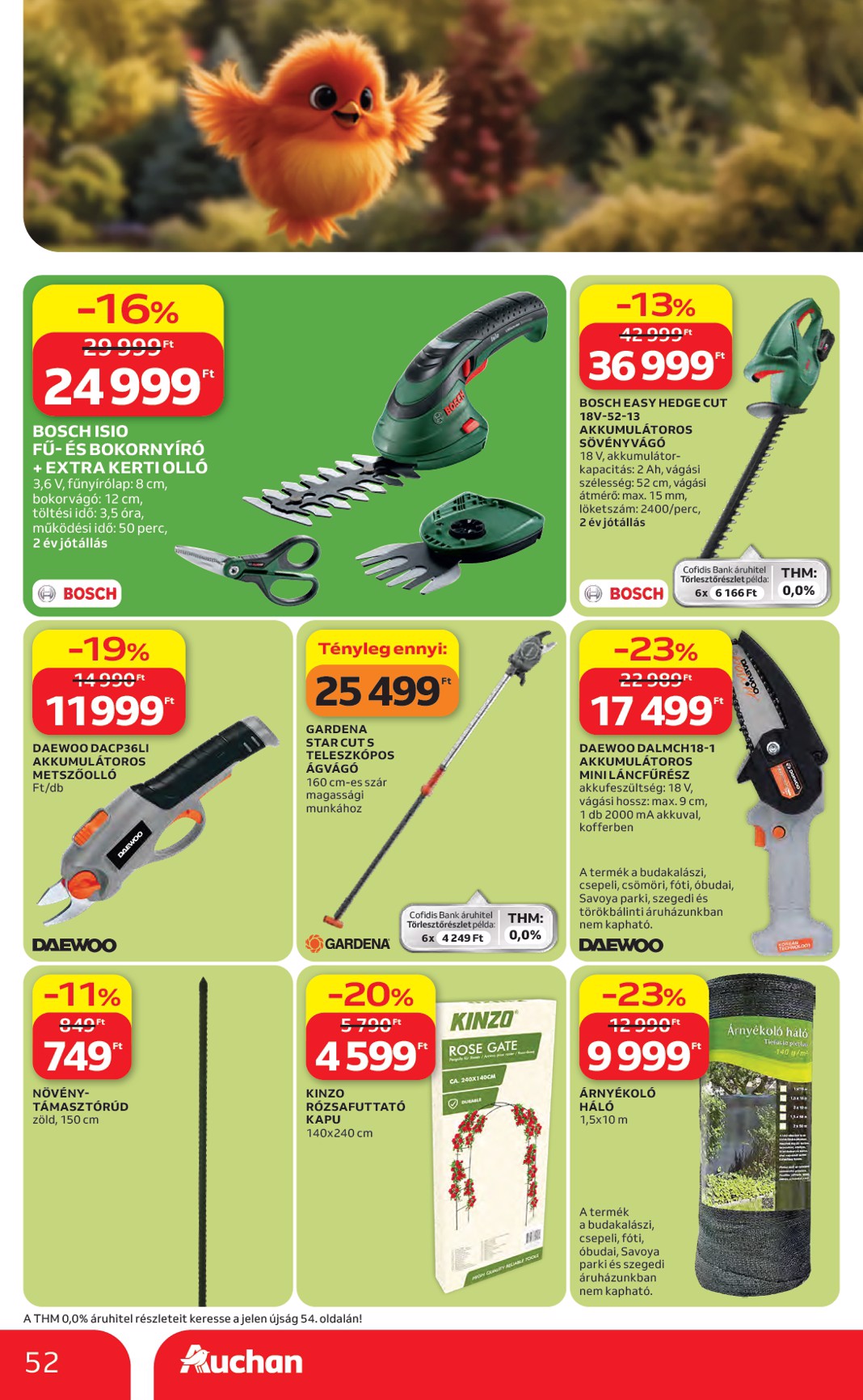 auchan - A jövőbeli Auchan hipermarket akciós újság csütörtöktől 2026.06.04.-tól szerdától 2026.06.10.-ig érvényes. - page: 53