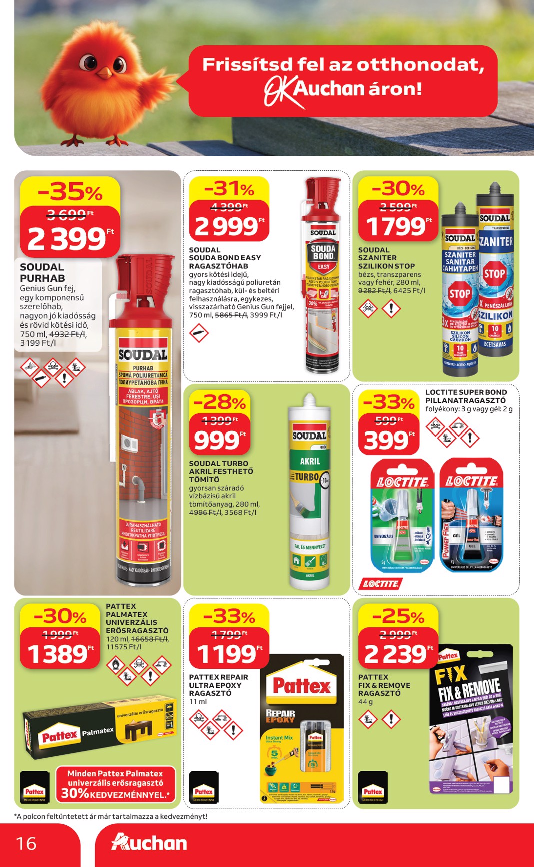 auchan - A jövőbeli Auchan - Fehér hetek ajánlatai akciós újság csütörtöktől 2026.06.04.-tól szerdától 2026.06.17.-ig érvényes. - page: 16