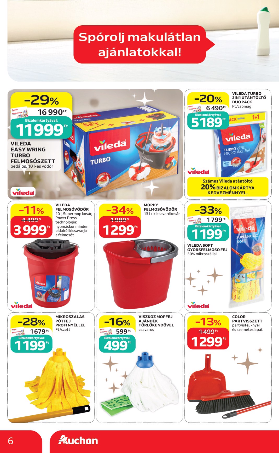 auchan - A jövőbeli Auchan - Fehér hetek ajánlatai akciós újság csütörtöktől 2026.06.04.-tól szerdától 2026.06.17.-ig érvényes. - page: 6
