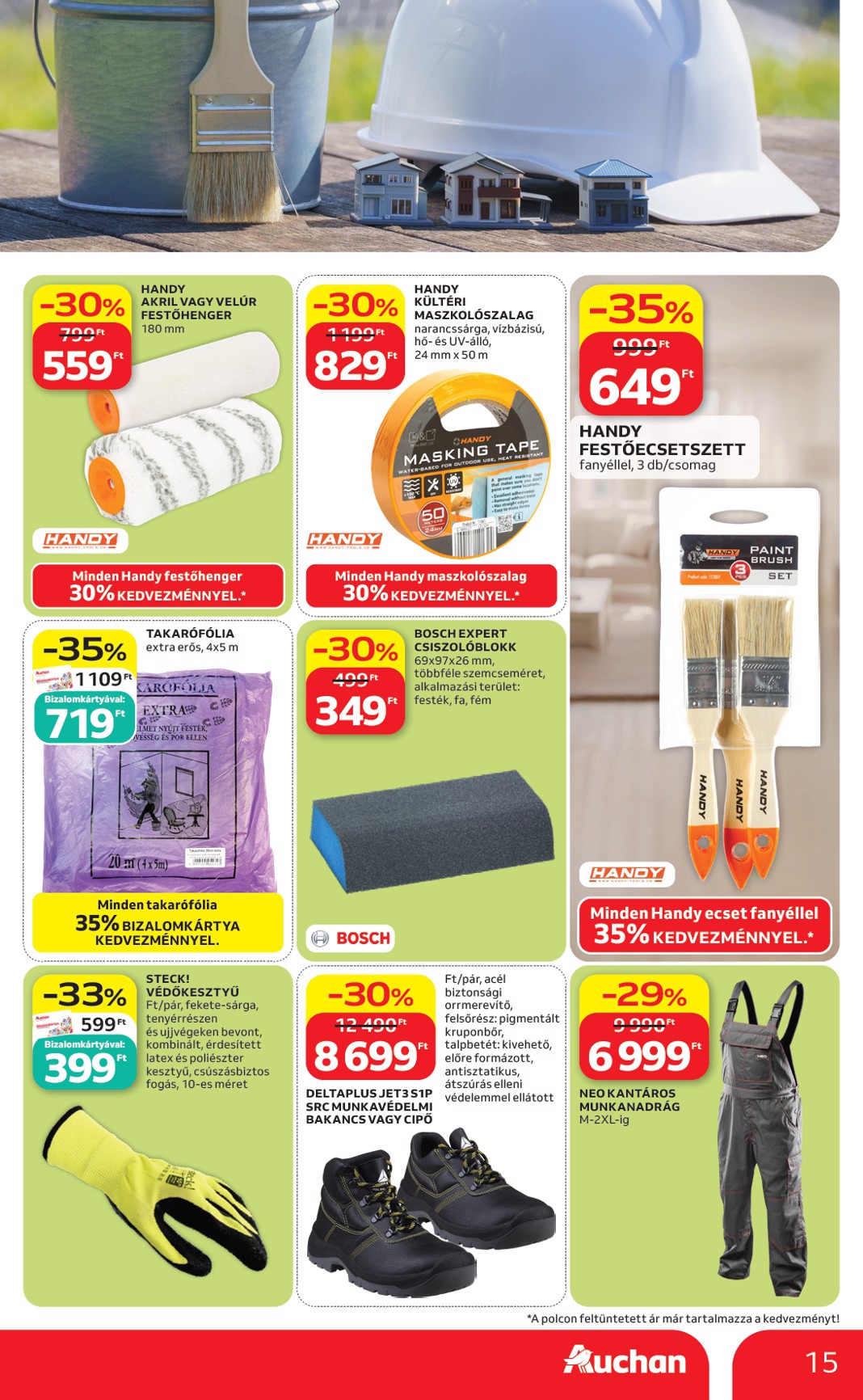auchan - A jövőbeli Auchan - Fehér hetek ajánlatai akciós újság csütörtöktől 2026.06.04.-tól szerdától 2026.06.17.-ig érvényes. - page: 15