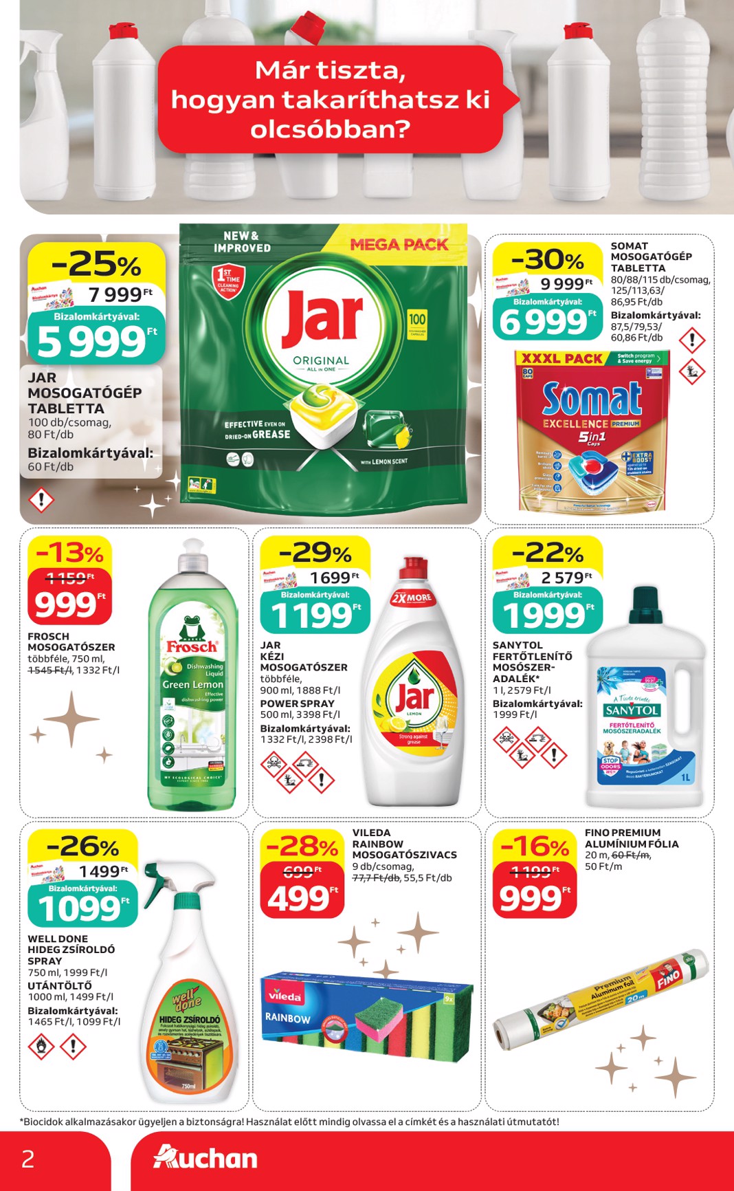 auchan - A jövőbeli Auchan - Fehér hetek ajánlatai akciós újság csütörtöktől 2026.06.04.-tól szerdától 2026.06.17.-ig érvényes. - page: 2